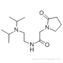 1-Pyrrolidineacetamide,N-[2-[bis(1-methylethyl)amino]ethyl]-2-oxo- CAS 68497-62-1